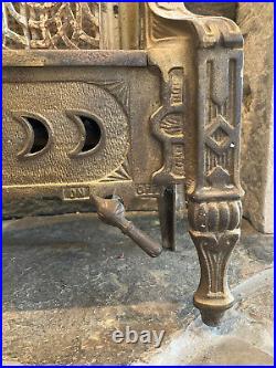 VINTAGE Chattanooga Tennessee MFG Royal Gas Cast Iron Heater Stove Ornate