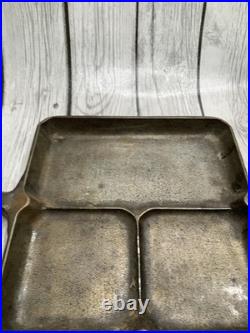 VTG Cast Iron Griswold 666 C Colonial Breakfast Skillet Griddle LBL Large Logo