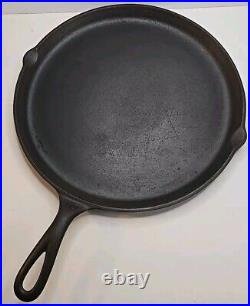 VTG GRISWOLD CAST IRON 110 SKILLET GRIDDLE NO. 203 SLANT LOGO Fully Restored