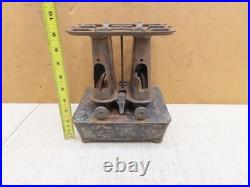 VTG KEROSENE SAD IRON HEATER STOVE DOUBLE BURNER TAYLOR & BOGGIS SUMMER GIRL No2