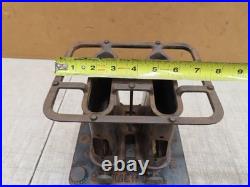 VTG KEROSENE SAD IRON HEATER STOVE DOUBLE BURNER TAYLOR & BOGGIS SUMMER GIRL No2