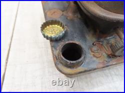 VTG KEROSENE SAD IRON HEATER STOVE DOUBLE BURNER TAYLOR & BOGGIS SUMMER GIRL No2