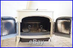 Vermont Castings Defiant Encore Wood Burning Stove, Biscuit White, Gently Used