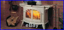Vermont Castings Defiant Freestanding Wood Stove Heating Fireplace in Biscuit