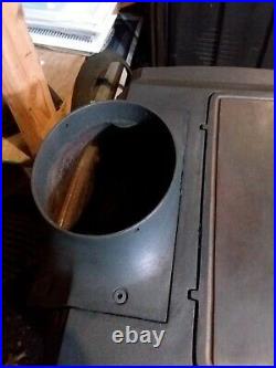 Vermont Castings VIGILANT Wood Stove With BIG Glass Door Inserts Great