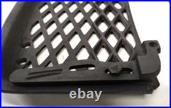 Vermont Castings Wood Stove Cast Iron Warming Shelves Pair Set withDragon Brackets