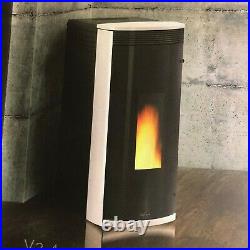 Vicenza Pellet Stove V3.4W White by Extraflame S. P. A. IRS 26% Tax Credit