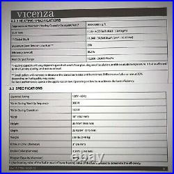 Vicenza Pellet Stove V3.4W White by Extraflame S. P. A. IRS 26% Tax Credit