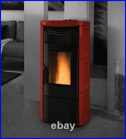 Vicenza V4.5R Red Pellet Stove by Extraflame S. P. A. IRS 26% Tax Credit