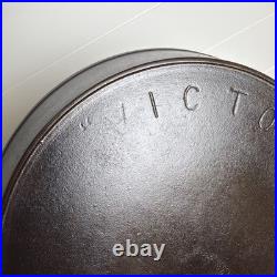 Victor Griswold No. 8 Cast Iron Skillet 722 withHeat Ring Fry Pan Very Nice
