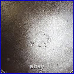 Victor Griswold No. 8 Cast Iron Skillet 722 withHeat Ring Fry Pan Very Nice