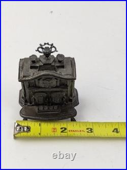 Victorian Onward Parlor Stove Cast Iron Circa 1850s Dollhouse VTG Miniature 112