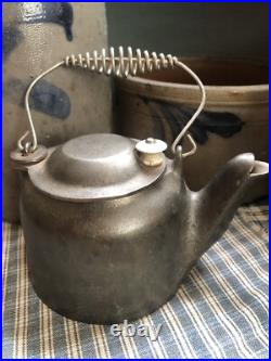 Vintage # 0 Wagner Ware Cast Iron Tea Kettle Salesman Sample A Vintage # 0 Wagner Ware Cast Iron Tea Kettle Salesman Sample A