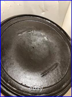 Vintage #12 Knox Stove works cast iron bean pot, kettle. Knoxville Tenn. WithLid