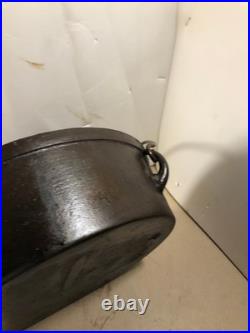 Vintage #12 Knox Stove works cast iron bean pot, kettle. Knoxville Tenn. WithLid