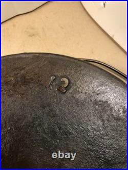 Vintage #12 Knox Stove works cast iron bean pot, kettle. Knoxville Tenn. WithLid