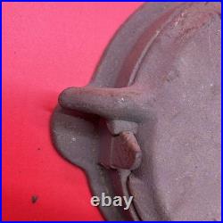 Vintage 1900s Warm Friend Stove Cover Cast Iron Face Plate Wood Working