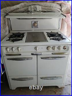 Vintage 1950's Wedgewood Gas Stove White