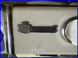 Vintage 1950s O'Keefe & Merritt Gas Stove 4 Burner with Griddle & Grillevator