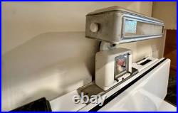 Vintage 1950s O'Keefe & Merritt Gas Stove 4 Burner with Griddle & Grillevator