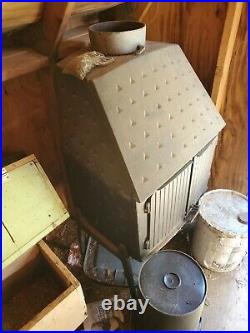 Vintage 1978 Morso 1125 cast Iron wood stove in the orignal cast iron near mint