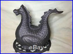 Vintage 1982 Gates General Cast Metal Dragon Stove Top Humidifier Steamer Withbase