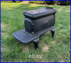 Vintage 8.25 Beechwood Windsor Montgomery Ward and Co Cast Iron Wood Stove