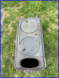 Vintage 8.25 Beechwood Windsor Montgomery Ward and Co Cast Iron Wood Stove