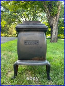 Vintage 8.25 Beechwood Windsor Montgomery Ward and Co Cast Iron Wood Stove