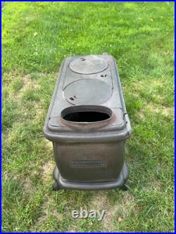 Vintage 8.25 Beechwood Windsor Montgomery Ward and Co Cast Iron Wood Stove