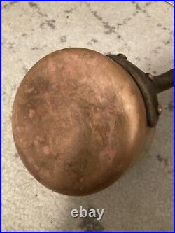 Vintage A. Simon Paris France 5.5 Copper Sauce Pan WithCast Iron handle