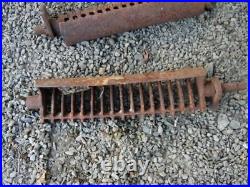 Vintage Antique CAST IRON COAL FURNACE Boiler Stove Grate, Used, Lot of 4