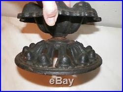 Vintage Antique Cast Iron Wood Burning Stove Top Humidifier Ornate