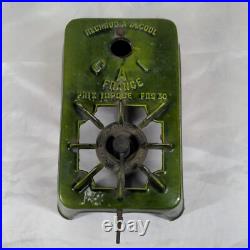 Vintage Antique GAI France Alcohol Camping Stove Enamel Cast Iron Green