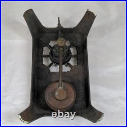 Vintage Antique GAI France Alcohol Camping Stove Enamel Cast Iron Green