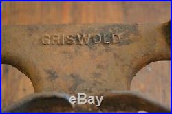 Vintage Antique Griswold 202B Cast Iron 2 Burner Camp Cook Stove Original Stove
