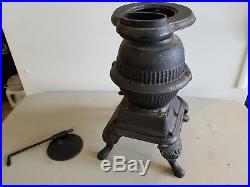 Vintage Antique Spark Cast Iron Salesman Sample Pot Belly Stove