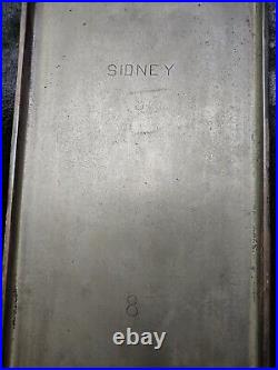 Vintage Antique Wagner Sidney -O- #8 Cast Iron / Rectangle Griddle / Rare