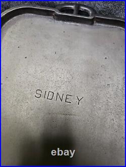 Vintage Antique Wagner Sidney -O- #8 Cast Iron / Rectangle Griddle / Rare