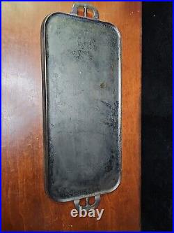 Vintage Antique Wagner Sidney -O- #8 Cast Iron / Rectangle Griddle / Rare