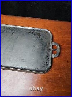 Vintage Antique Wagner Sidney -O- #8 Cast Iron / Rectangle Griddle / Rare