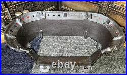 Vintage Atlanta Stove Works Sportsman Cast Iron Hibachi Grill Fire Bowl