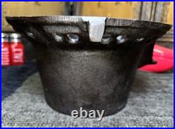 Vintage Atlanta Stove Works Sportsman Cast Iron Hibachi Grill Fire Bowl