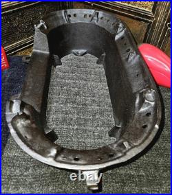Vintage Atlanta Stove Works Sportsman Cast Iron Hibachi Grill Fire Bowl