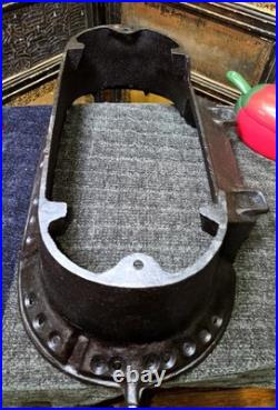 Vintage Atlanta Stove Works Sportsman Cast Iron Hibachi Grill Fire Bowl