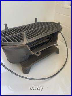 Vintage Atlanta Stove Works Sportsman Cast Iron Hibachi Grill Portable BBQ NEW Vintage Atlanta Stove Works Sportsman Cast Iron Hibachi Grill Portable BBQ NEW