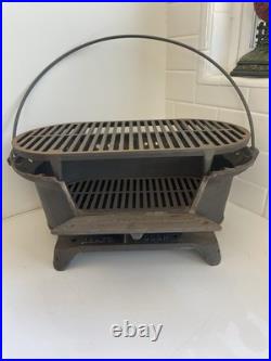 Vintage Atlanta Stove Works Sportsman Cast Iron Hibachi Grill Portable BBQ NEW Vintage Atlanta Stove Works Sportsman Cast Iron Hibachi Grill Portable BBQ NEW
