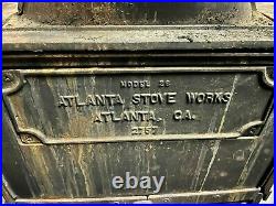 Vintage Atlanta Stove Works Wood Burning Stove Model 26/2757