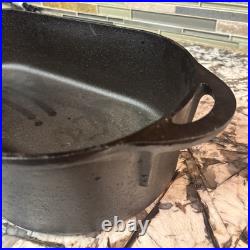Vintage BSR Birmingham Stove Range Cast Iron Deep Fish Fryer 3060 2nd Gen Pan