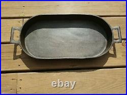 Vintage Birmingham Stove And Range Cast Iron Oval Fish Cooker 3052 C BSR Fryer